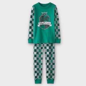Harry Potter x HANNA ANDERSSON - Slytherin Long John Pajamas - 5T
